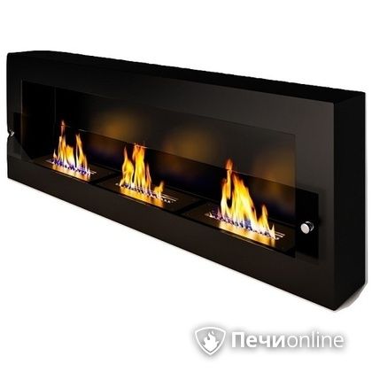 Биокамин ЭкоЛайф Fire Line Glass black burgundy в Нижневартовске